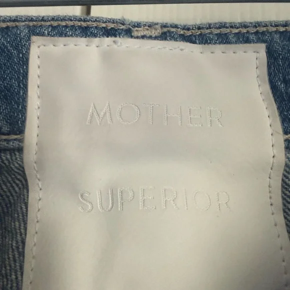 MOTHER Vintage Blue Straight Leg Jeans - Picture 4 of 6